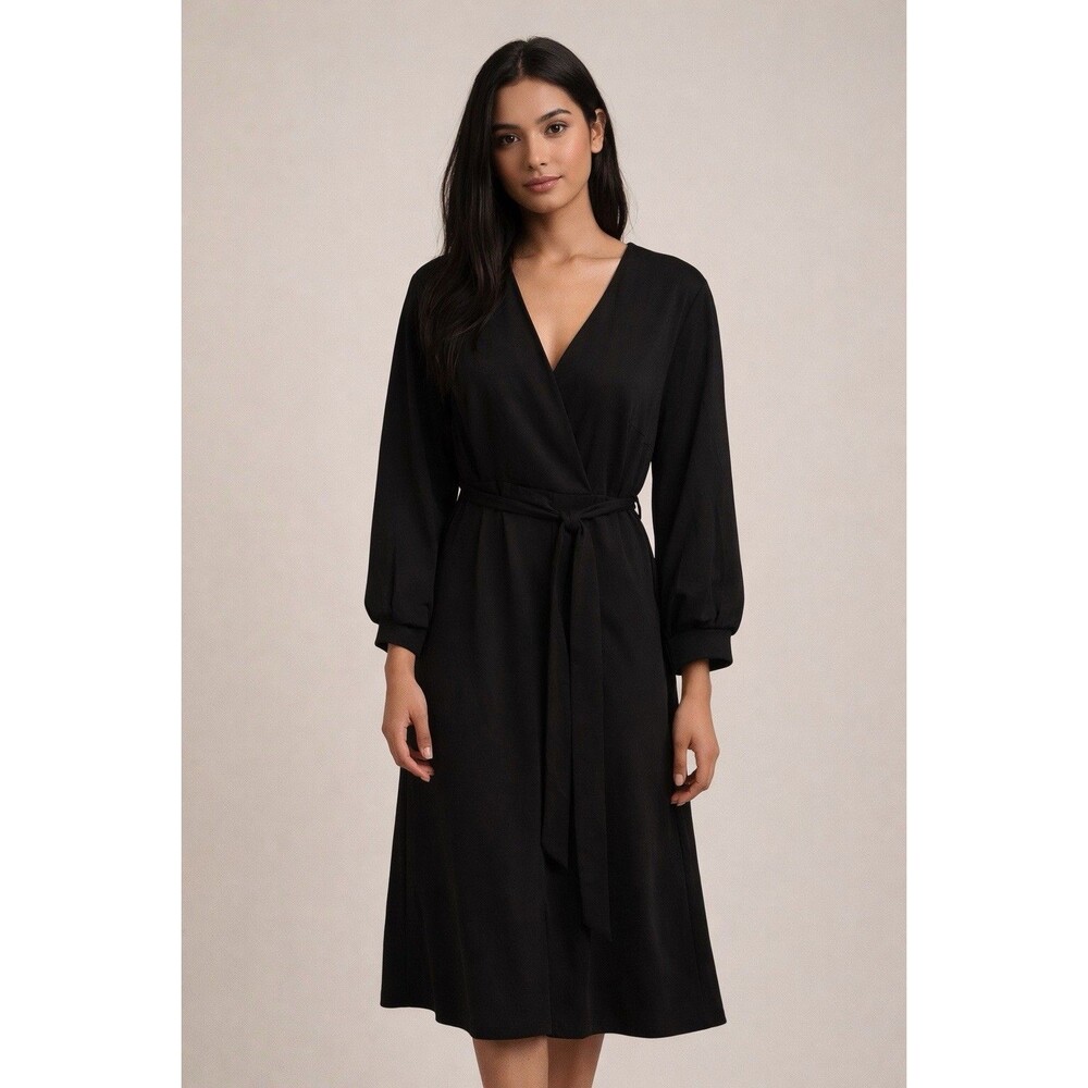 V Neck Women’s Midi Dress Unbranded Size 2X Pit To Pit Of 21 Fits A Medium